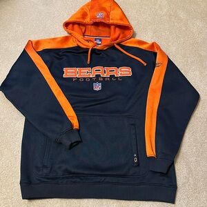 NFL Reebok heavy weight Chicago Bears hoodie size L